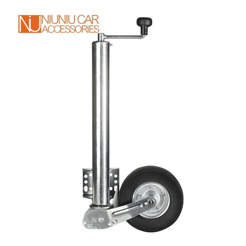 60Mm Zware Vouwen Neuswiel Cap 400Kg Trailer Jack Been Stand Rv Onderdelen Camper Caravan Accessoires