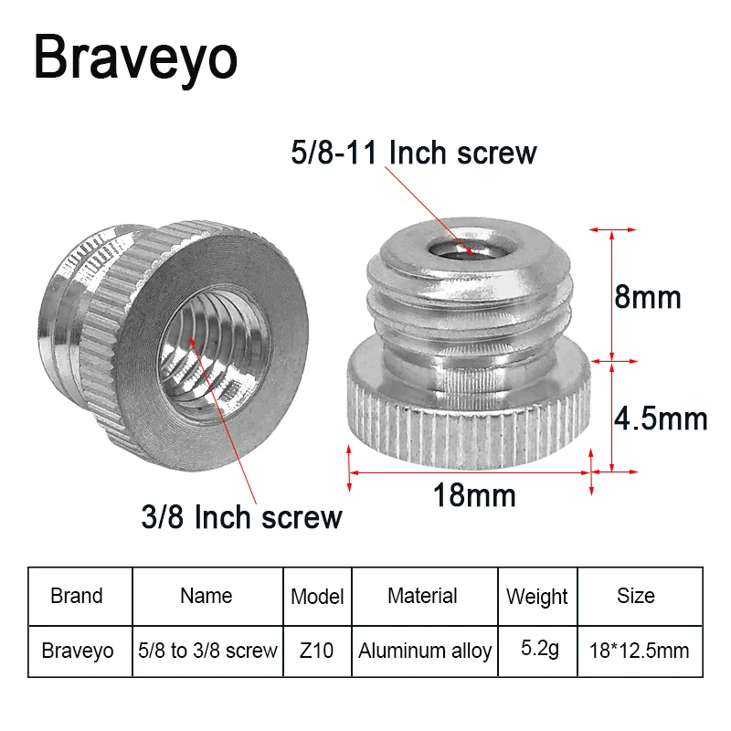 1/4 3/8 do 5/8-11 śruba konwersyjna z grubym gwintem fotograficznym Adapter do montażu do statyw z poziomicami laserowymi głowicy lustrzanka cyfrowa