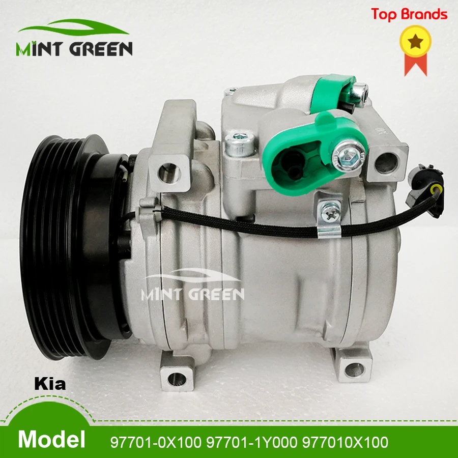 For Car Kia picanto Compressor For HYUNDAI i10 HS11 AC Compressor 977010x100 97701-0x100 97701-1Y000 977011Y000 F500QQ7AA02 5PK