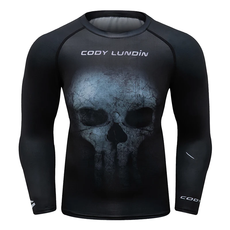 Cody Custom Sublimation Compression Sunscreen T-shirt Sports Shirts Graphic BJJ No Gi Rashguard Bodybuilding Jiu Jitsu Tees