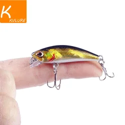 4.5cm/3.5g 미노우 워 블러 낚시 루어 저크 베이트, 퍼치 페스카 미니 싱킹 워 블러 낚시 루어 하드 딥 인공 미끼