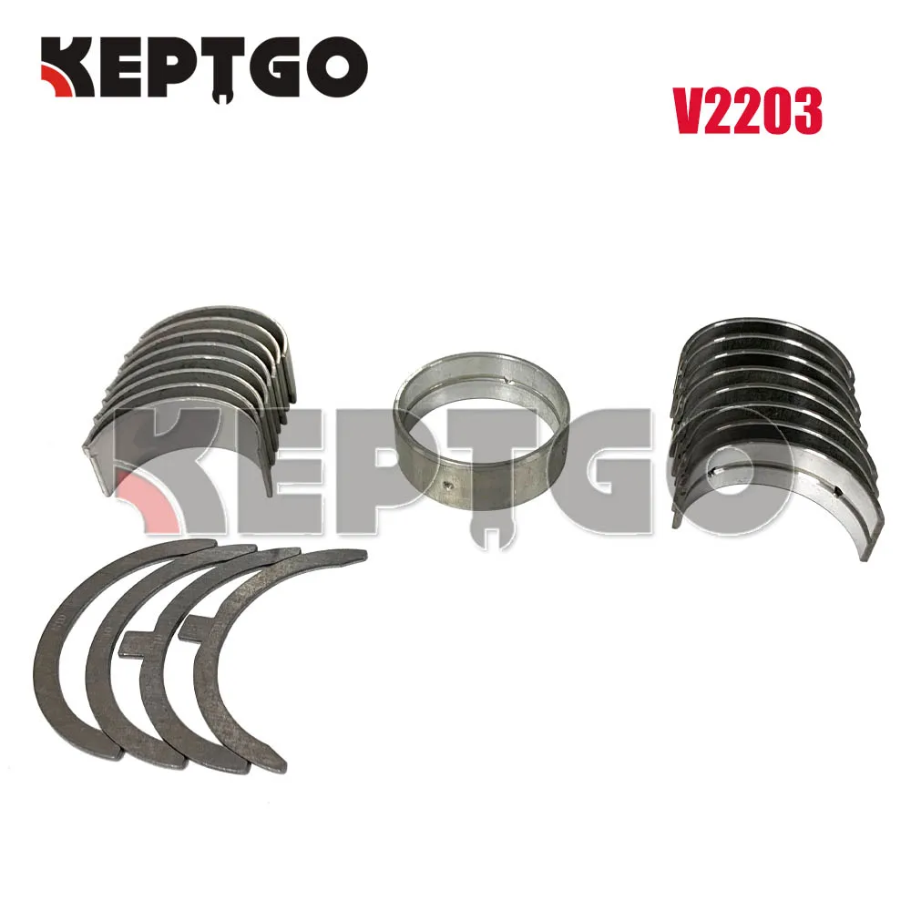 New V2203 Metal Kit For KUBOTA STD (main bearing+con-rod bearing+thrust washer)