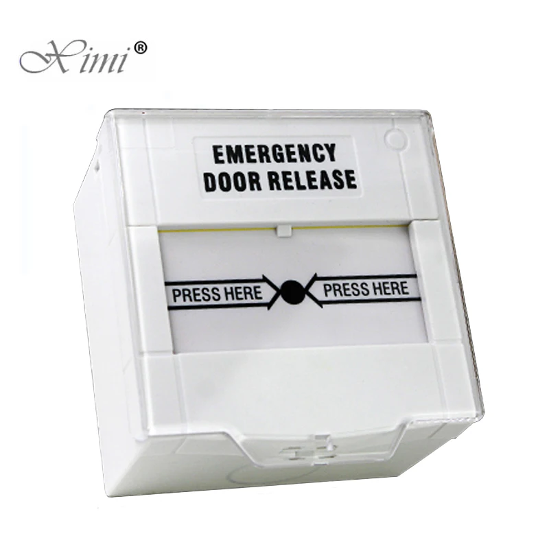 Resettable Frie Emergency Glass Break Fire Alarm Swtich Door Release Urgent Button Exit Release Switch With Cover