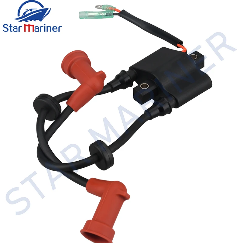 Ignition Coil Assy 6F6-85530-01 For Yamaha Outboard Engine 2 Stroke 40HP E40G E40J 6F6-85530 Boat Motor