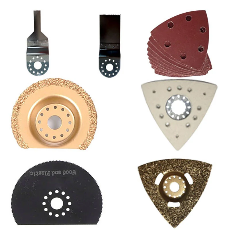 Luxe diy accessoire set, 33 stks multi functie oscillerende gereedschap zaagblad set. voldoen alle uw Renovatie verzoek.