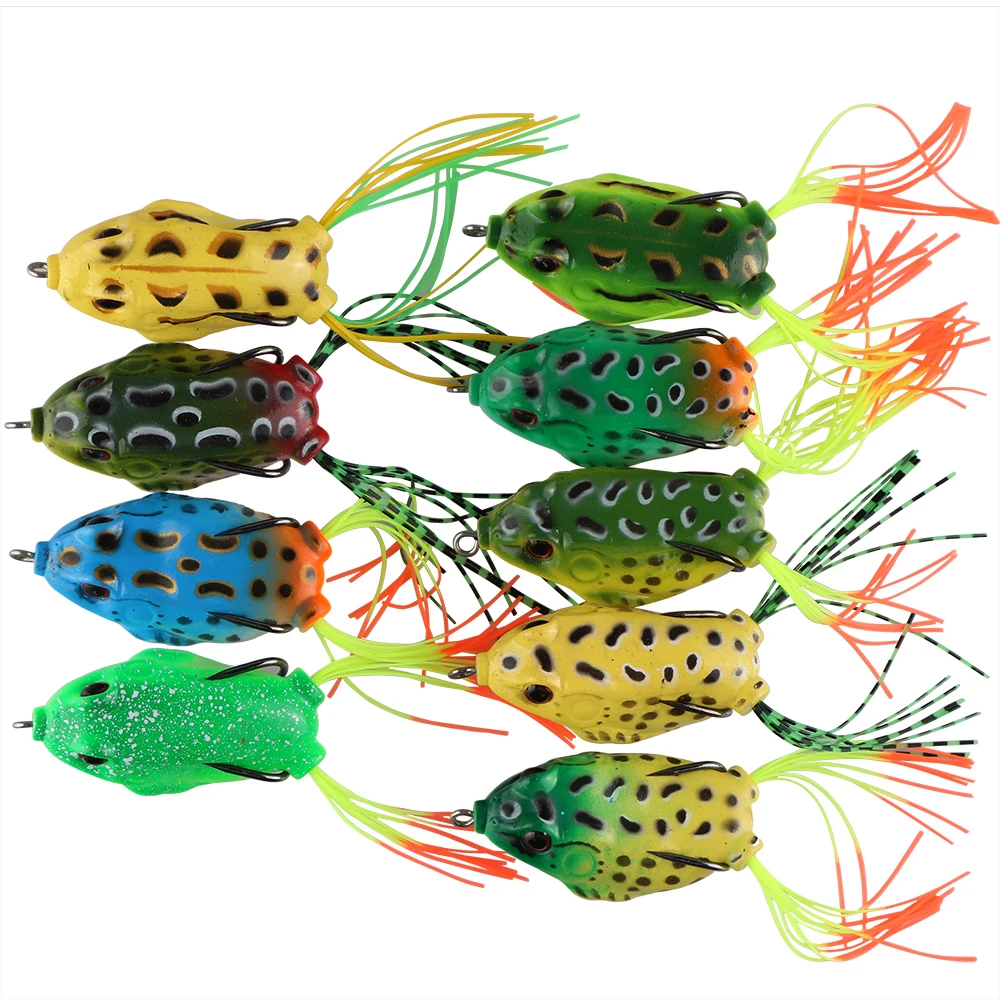 Goture Frog Fishing Lure 5.5cm 12.5g Soft Silicone Bait Crankbaits Fishing Lures Carp Fishing Wobblers Artificial Bait Frog Lure