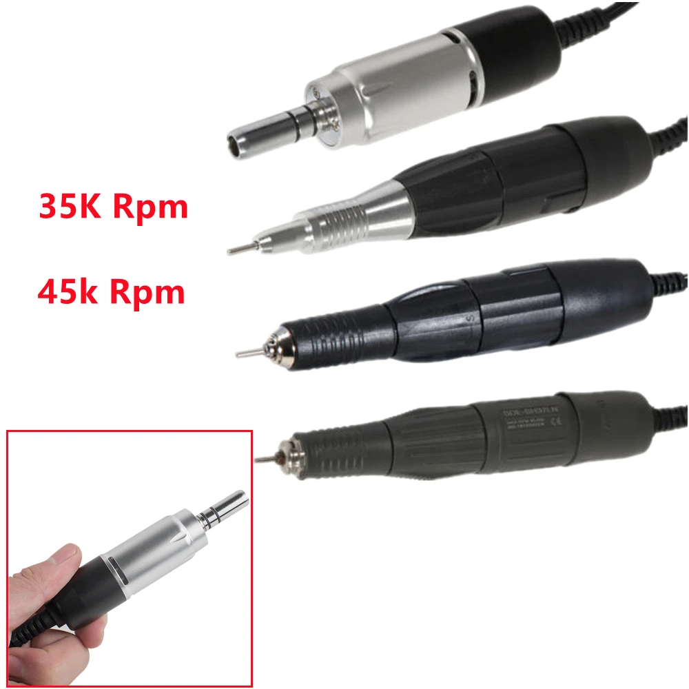 Dental Marathon Micromotor Polisher Handpiece High Speed 35K /45K RPM Brush Wrench E-Type Electric Micro Motor fit N2/N3/N7