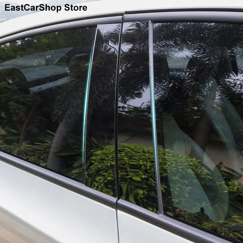 

For Nissan Qashqai J11 J10 Xtrail T32 T31 Teana Kicks Sunny Versa B C Strip Door Window Middle Column Trim Protection PC Sticker