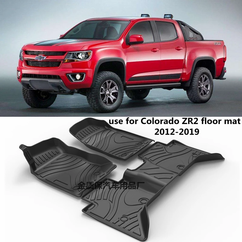 

Use for Chevrolet Colorado ZR2 custom car All-Weather TPO car Floor Mat Fit For Chevrolet Colorado ZR2 waterproof car floor mat