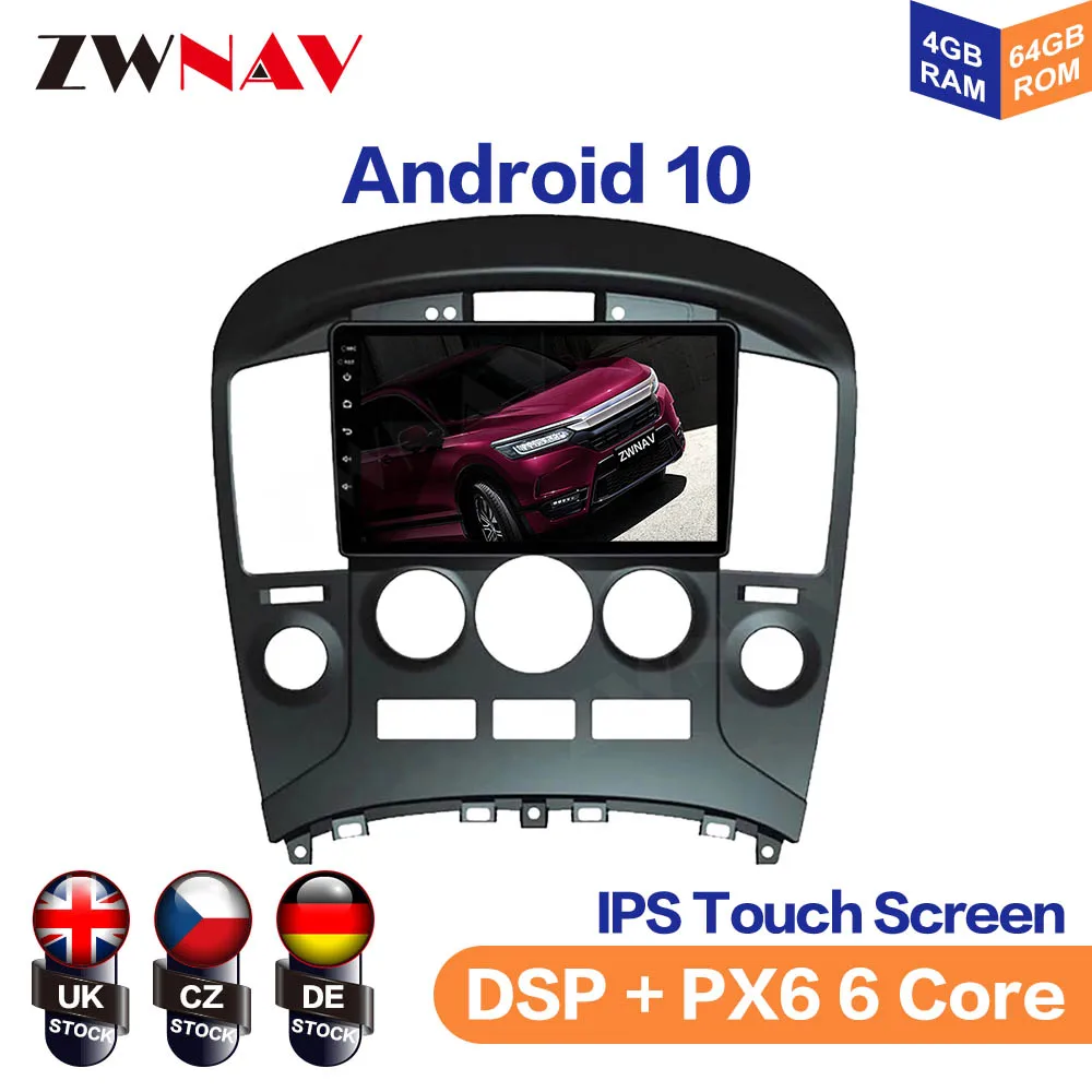 Android 10 IPS Screen For Hyundai H1  Car Multimedia Player Navigation Audio Radio Stereo Head Unit Gps 1 din auto Bluetooth