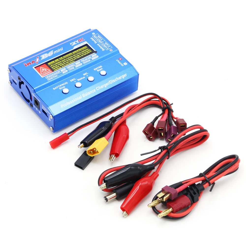 Original SKYRC IMAX B6 60W 6A RC LiPo Nimh Battery Balance Charger Discharger +15V 6A Power Adapter for RC Helicopter Toys