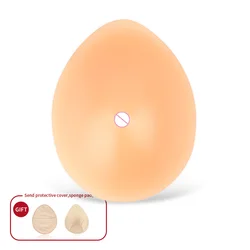 ONEFENG Hot Selling Silicone Fake Breast Form Soft and Beautiful Women Artificial Boob 200-1000g/pc Small Flat Chest Favorite