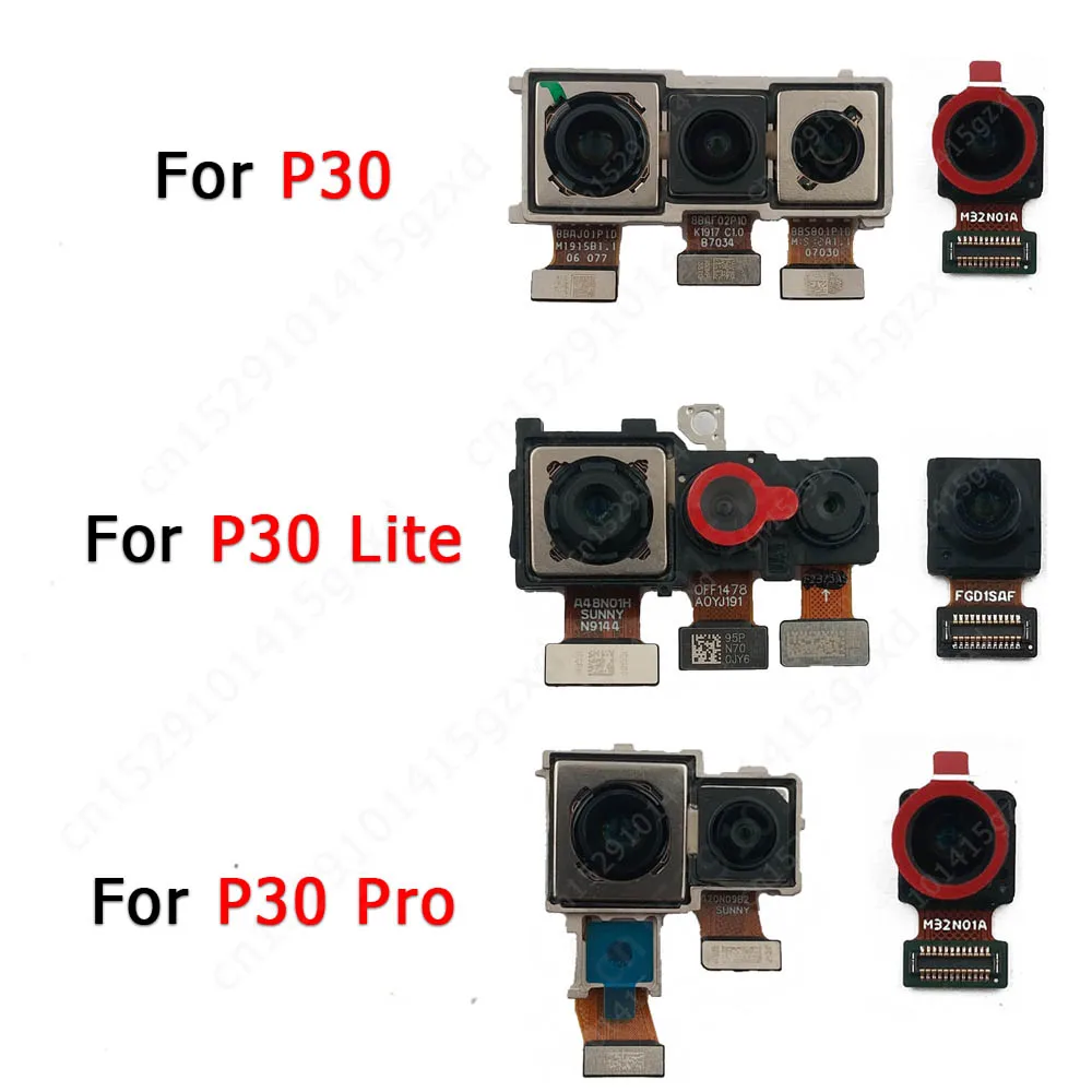 

Front Back Camera For Huawei P30 Pro Lite Backside Frontal Rear Selfie Small Flex Camera Module Replacement Spare Parts