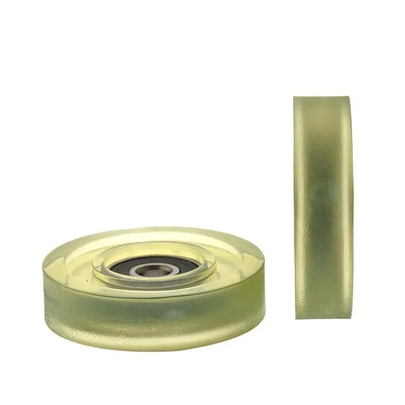 Imagem -02 - Guia Silencioso Roda da Correia Transportadora Poliuretano Plutônio 626 626rs Roller Bearing Polia de Fricção 6x40x10 10 Peças 50 Peças 6*40*10 mm