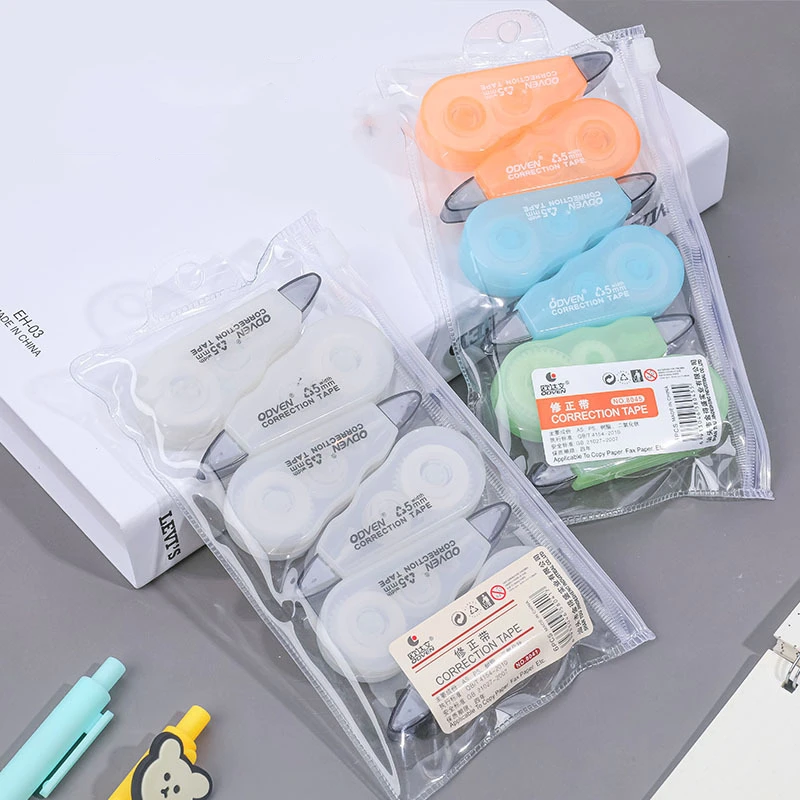 6pcs/set Mini Correction Tape Typo Correction Kids Student Altered Tape School Stationery Office Supplie