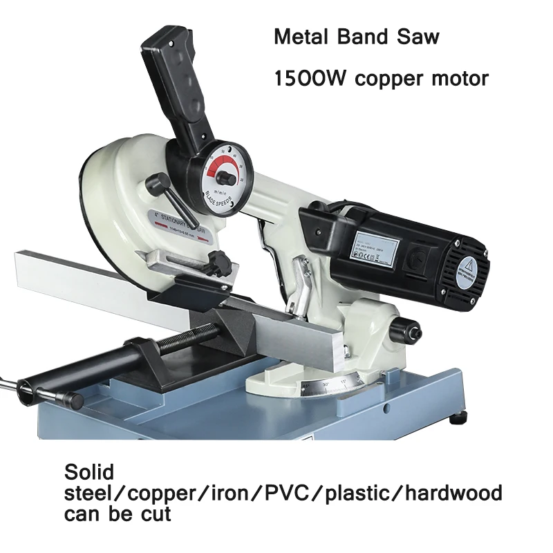 Woodworking Bench Sawing Machine 0°~45° Angle Cutting A Variety Of Materials Cutting Machine Stepless Speed Regulation