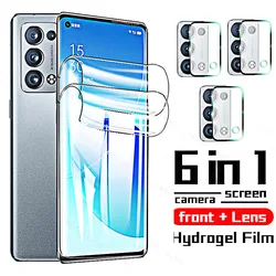 Hydrogel Film for Oppo Reno6 Pro Plus 5G Z Reno 6 Pro Z 6Z 6Pro Plus Films Screen Protector Protective Safety Film Not Glass