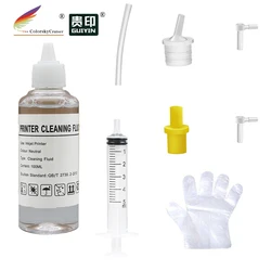 Print Head Cleaner Cleaning Solution Liquid Fluid For HP 729 F9J81A 727 732 B3P06A T830 T2530 T1500 T920 T1530 T930 T2500 100ML