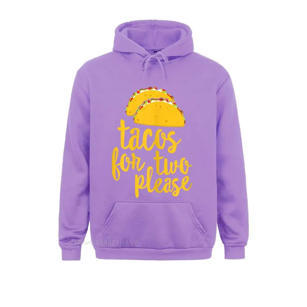 Popular Male Sweatshirts Womens Funny Taco Tacos For Two Pregnancy Announcement Hoodie Hoodies Ostern Day Clothes Long Sleeve