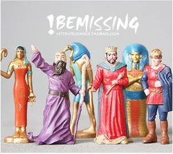 Ancient Egyptian Miniatures Ornaments Simulation Action Figures Princess King Mage Witch Model Figurine Fairy Garden Decor Toys