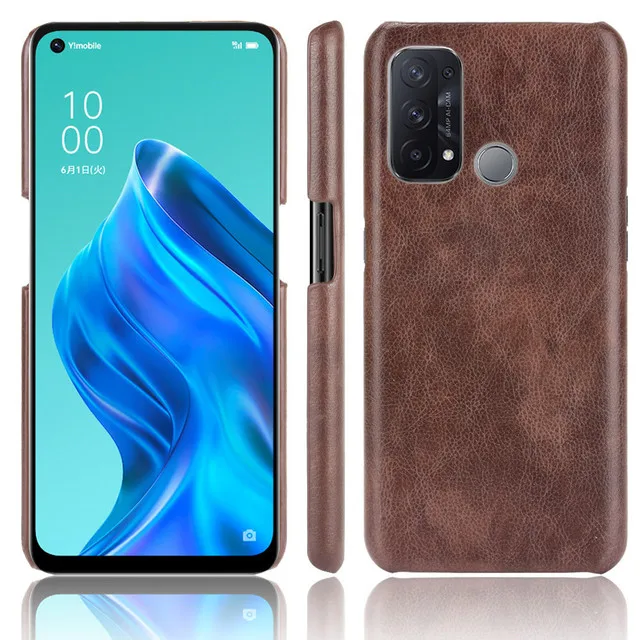 Oppo Reno 5A Reno5A Japan Case Colored PU Leather Matte Hard Back
