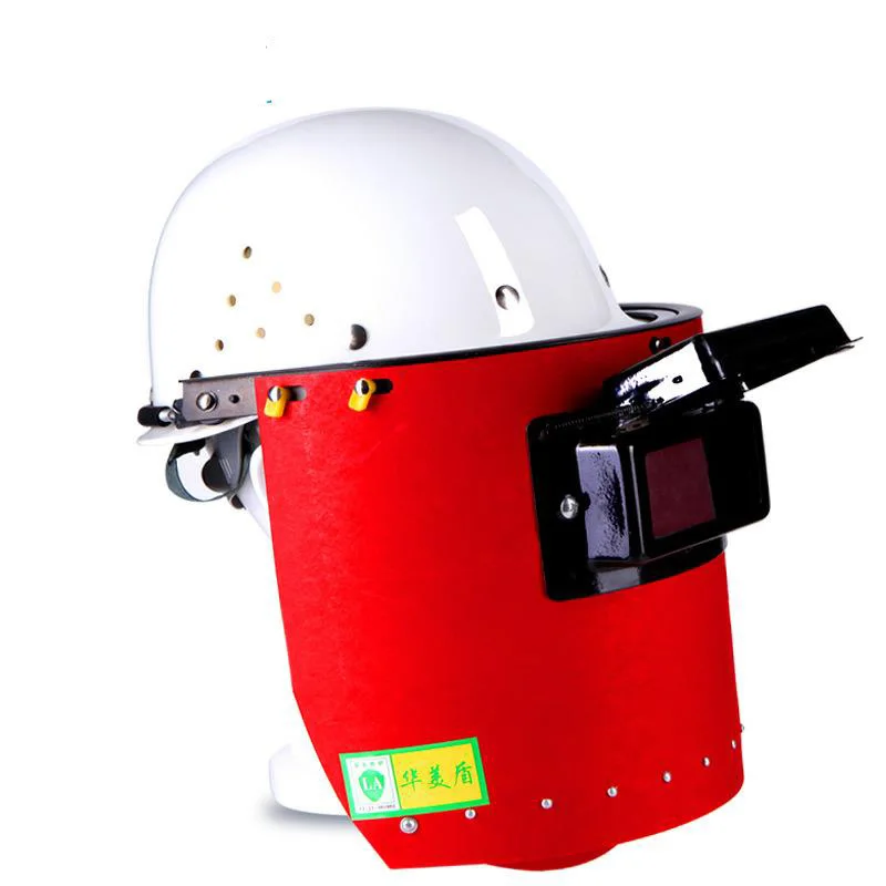 Safety Helmet Welding Face Mask Cutting Welder Helmet Work Protection Mask Helmet Dust-proof Splash-proof Grinding DMZ020