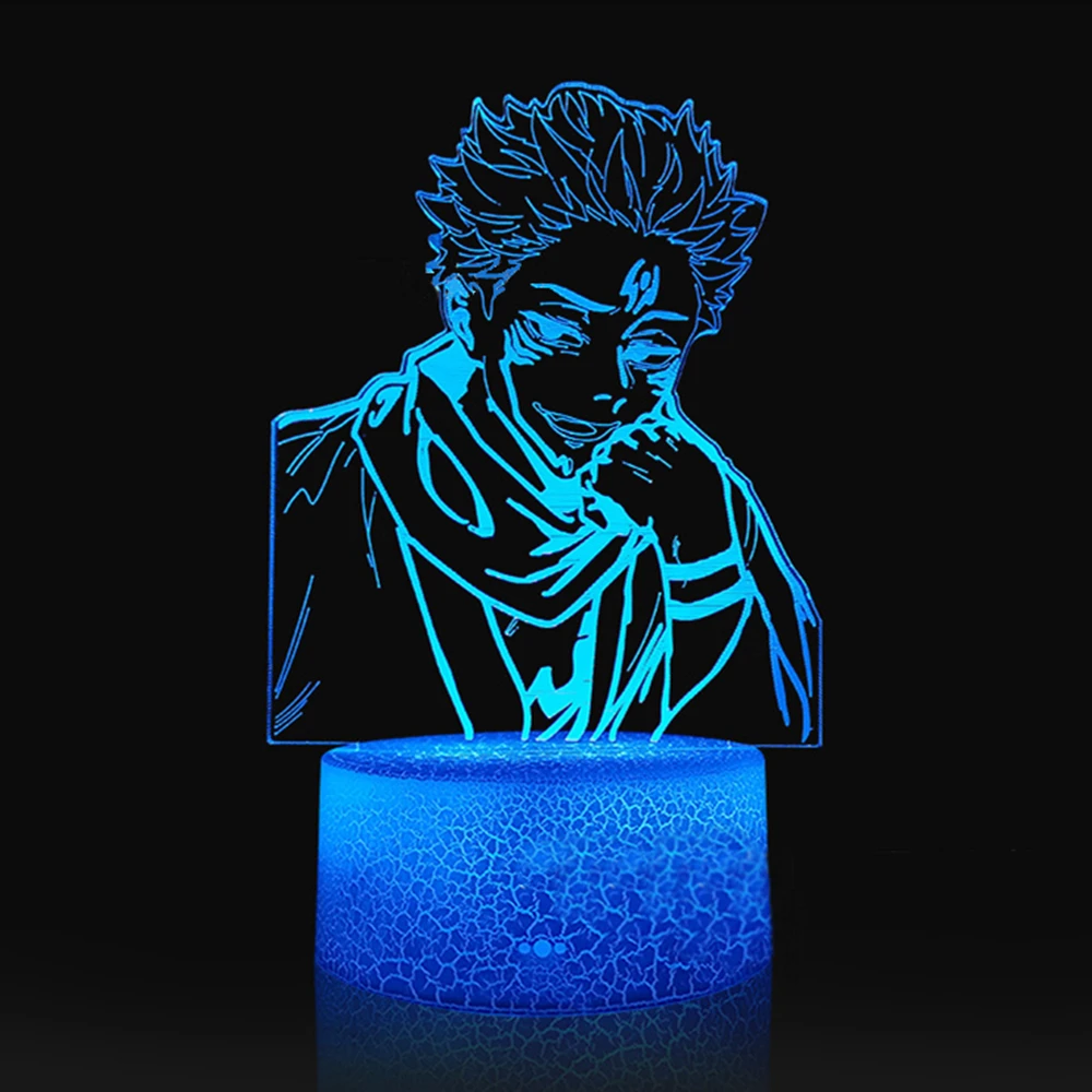 

Anime Figure Manga Children's Night Light Indoor Lighting Bedside Lamp LED Light USB Bulbs Decorations for Room Gifts Lights 3D