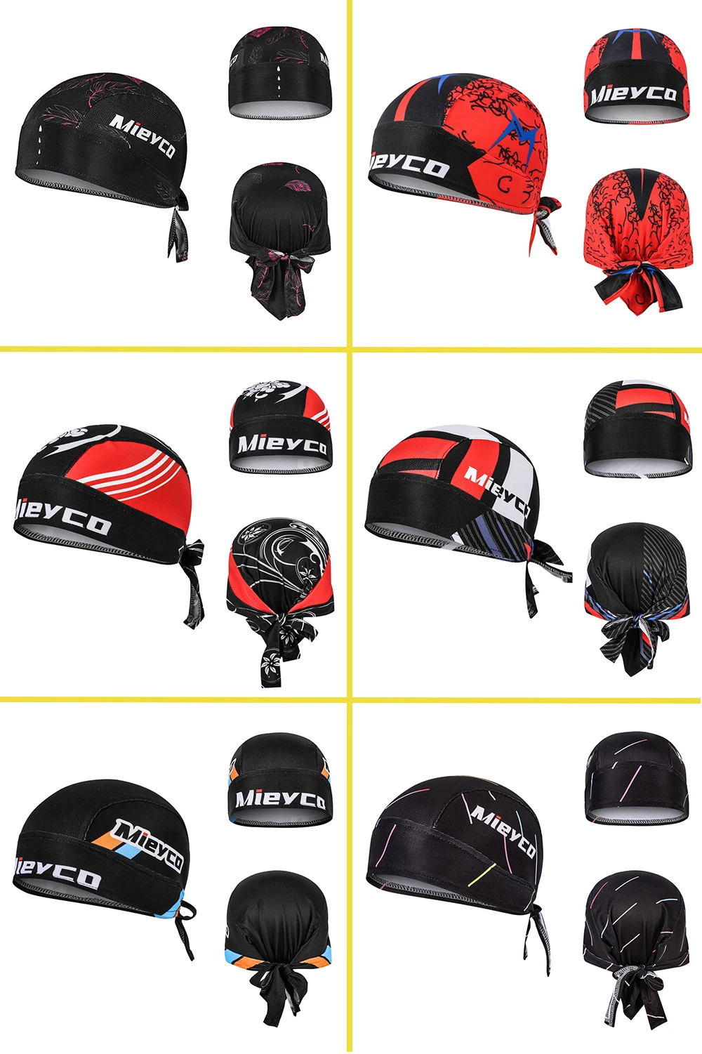 Mieyco Bandana Für Männer frauen Kappe Fahrräder Für Frauen 2020 Sommer Kappe Radfahren Caps Für Bike Kopftuch Schädel Hut lauf Stirnband – Detail 10