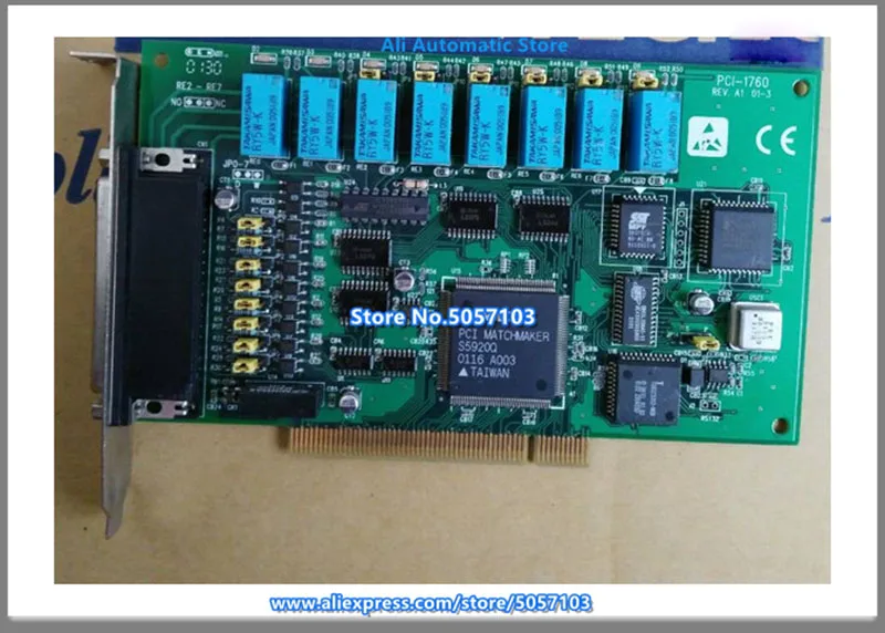 

PCI-1760 REV:A1 Capture 8-Channel Relay Output And Isolated Digital Input