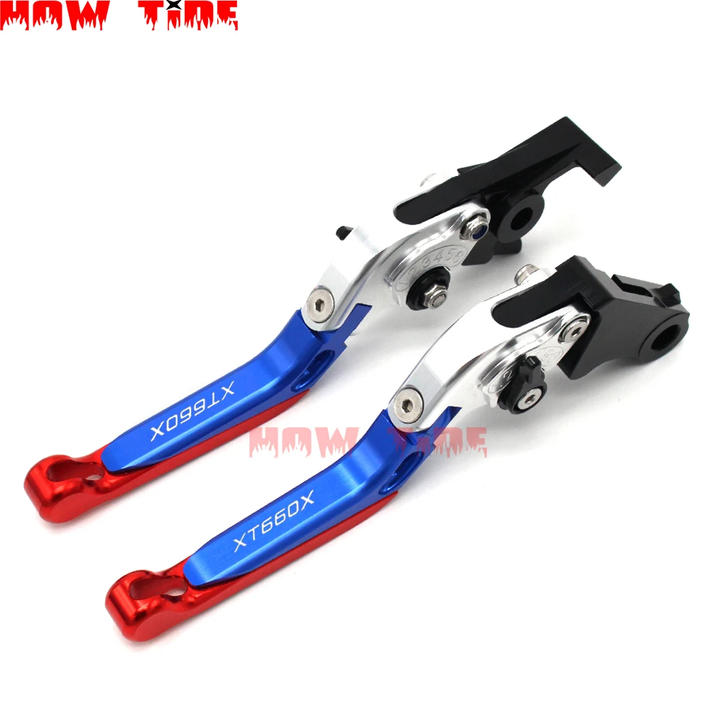 Motorcycle parts folding telescopic adjustable brake clutch lever CNC for YAMAHA XT660X XT 660X XT660 2004-2013 2012 2011