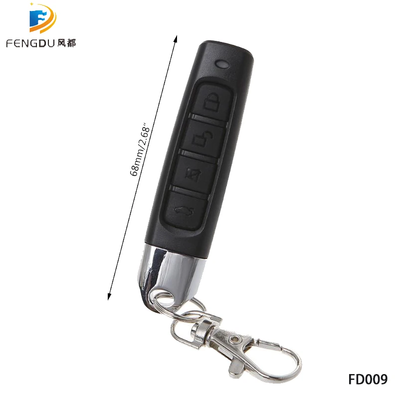 10PCS 433MHZ Remote Control 4 Channe Garage Gate Door Opener Remote Control Duplicator Clone Cloning Code Car Key