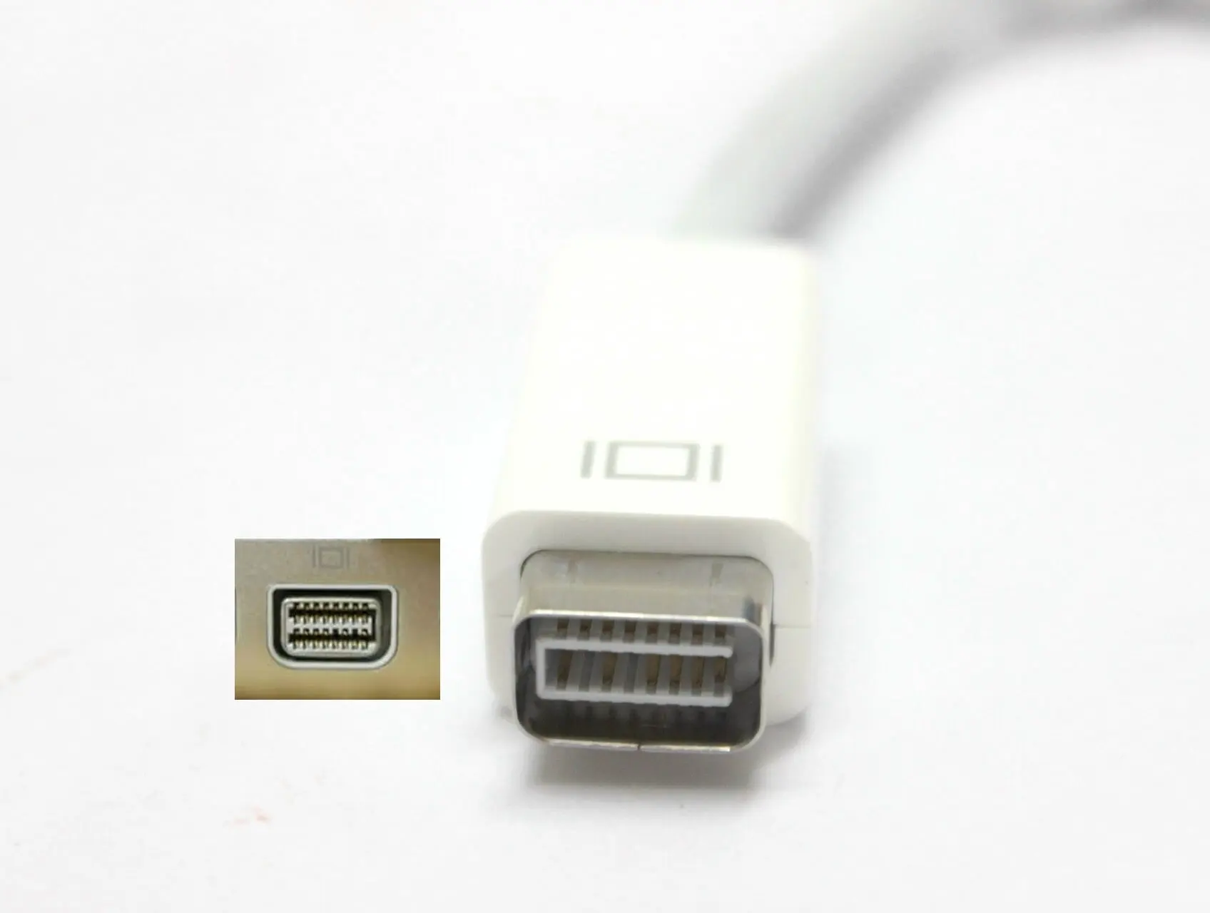 Port DVI Mini Ke Kabel Adaptor VGA untuk Proyektor Monitor Mac iMac Macbook