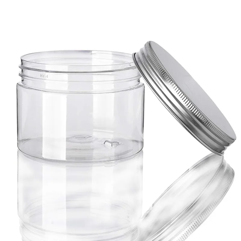 

20pcs 20g 30g 50g 100g 120g 150g Plastic Jar with Lids Screw Tin Clear Container Empty Cosmetic Cream Powder Pot Makeup Box