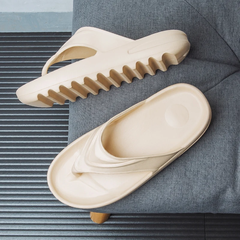 

High Quality Summer Men Flip Flops Indoor Non-Slip Fashion Slippers Men Outdoor Leisure Pure 2021 New Beach Sandals Hot Sale