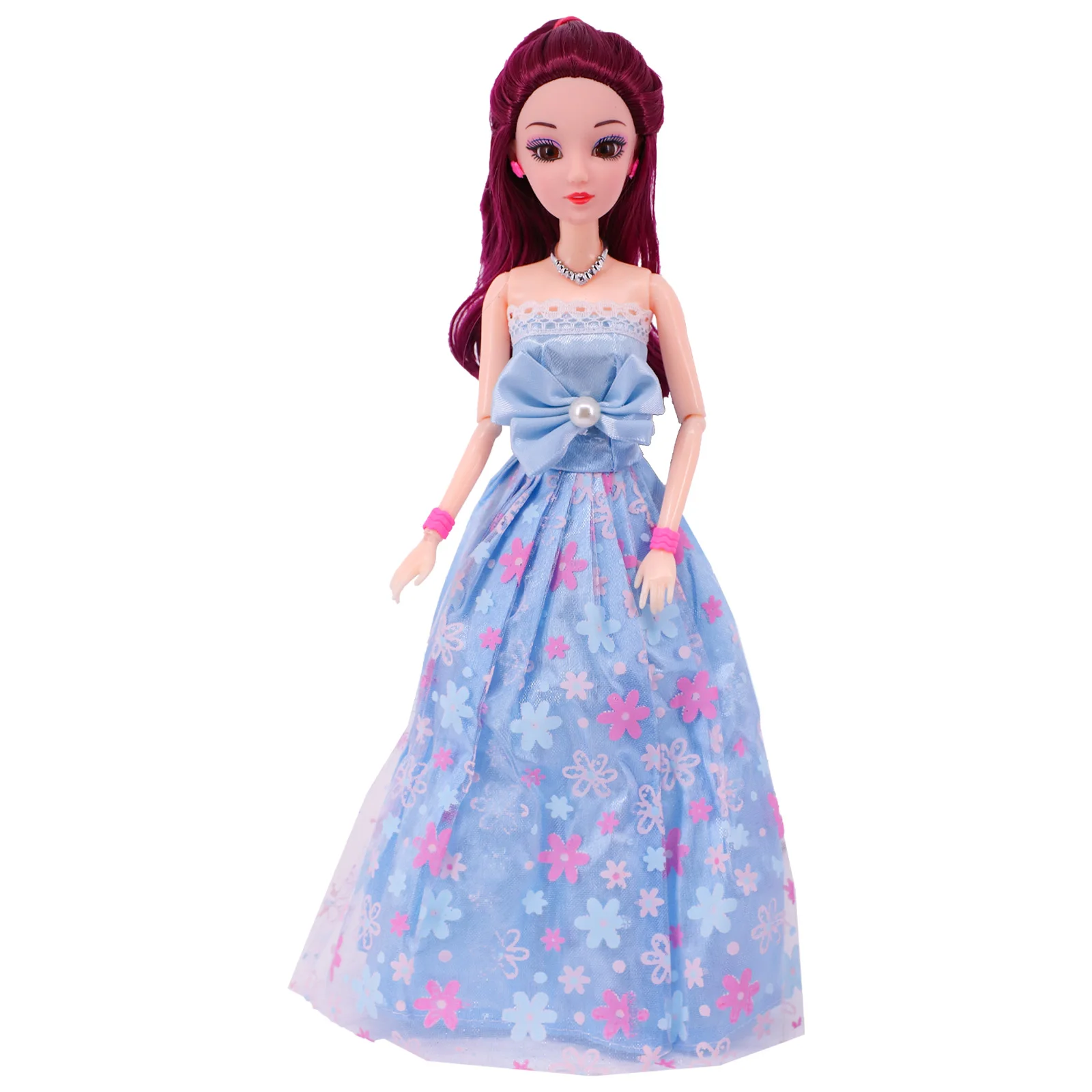 strapless open back dress Barbie Princess Bride