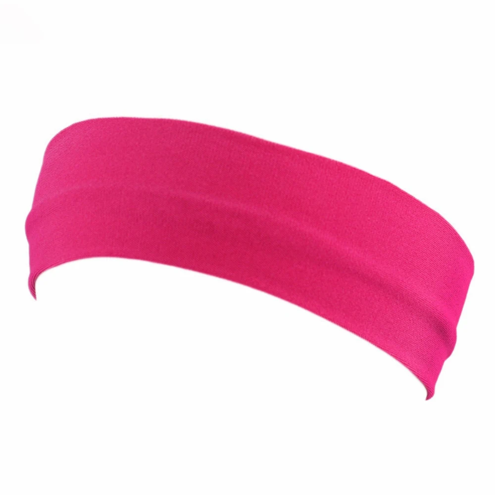 Nieuwe Aankomen Vrouwen Yoga Sport Haarband Elastische Yoga Sport Hoofdband Zweetband Voetbal Running Voor Meisjes Solid Haarband mens