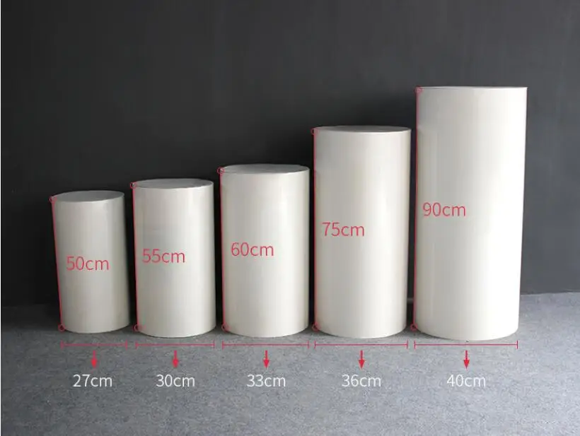 جديد الدعائم الزفاف الحديد المطاوع طاولة الحلوى أسطوانية طاولة الحلوى أسطوانية تسجيل في منطقة حفلة عيد ميلاد عرض الحلي