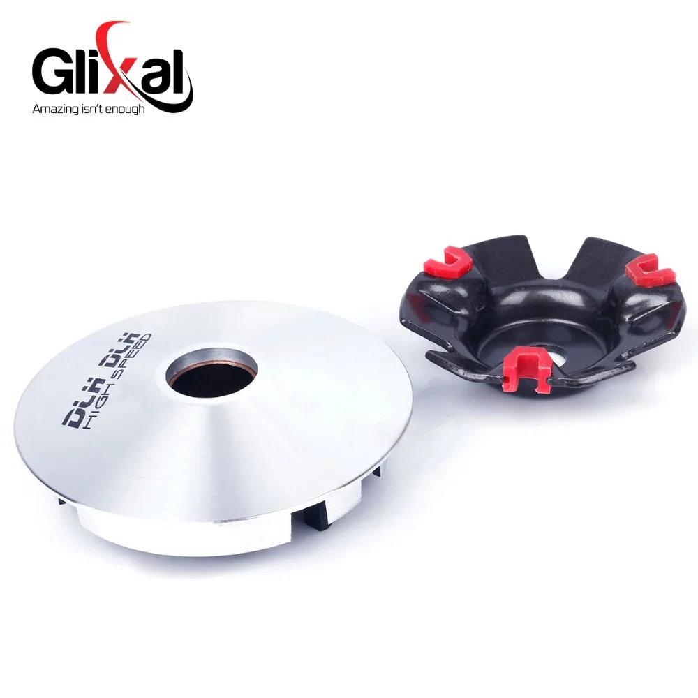 GY6 125cc 150cc High Performance Racing DLH Variator Kit with Roller Weights Driving Pulley for 152QMI 157QMJ Scooter Moped