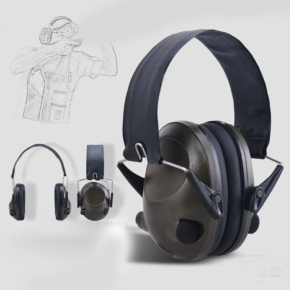 New TAC 6S Anti-Noise Audio headset Tactical Shooting Headphone Soft Padded  Earmuff for Sport Hunting Outdoor Sports