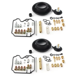 2 Sets Motorcycle Carburetor Repair Kits Rebuild Carb Parts for Yamaha TDM850 1991-1999 Floating Valve