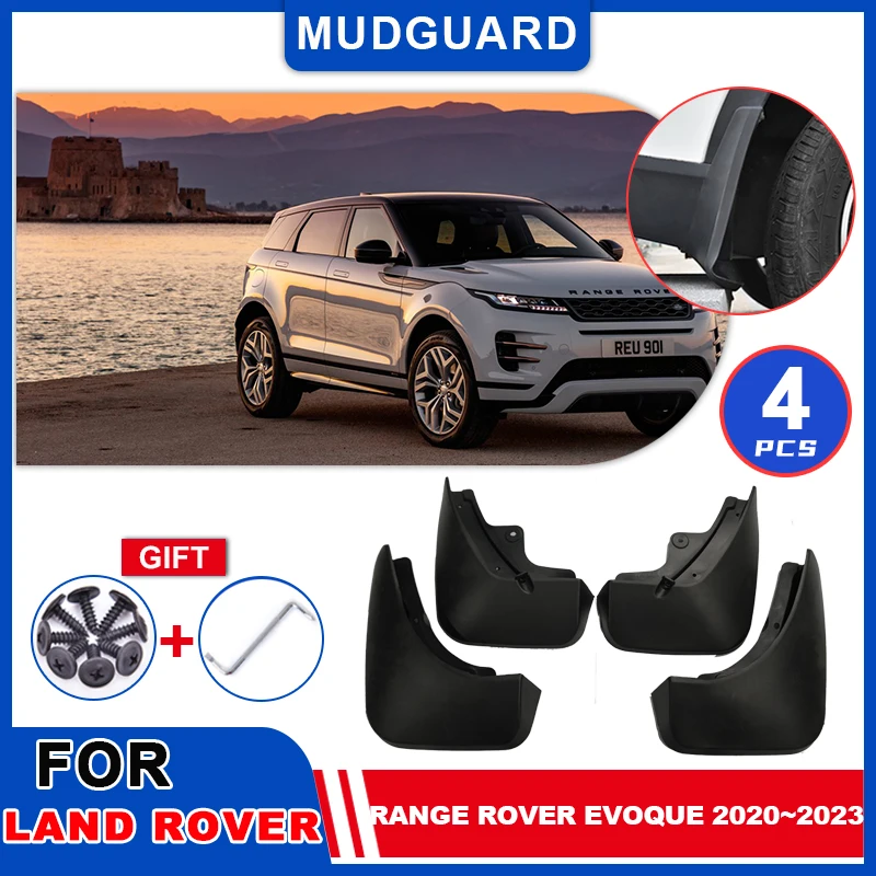 

For Land Rover Range Rover Evoque L551 2019~2023 2021 2022 Mudguards Mudflaps Fender Mud Flap Splash Mud Guards Cover Accessorie