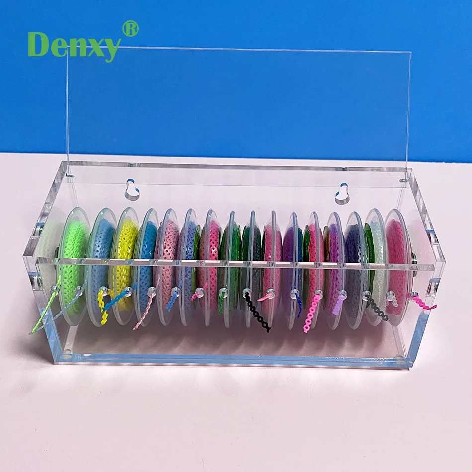 1 pc  Dental Orthodontic Power Chain Acrylic Dispenser Placing Box  Power Chain Orthodontic Bracket