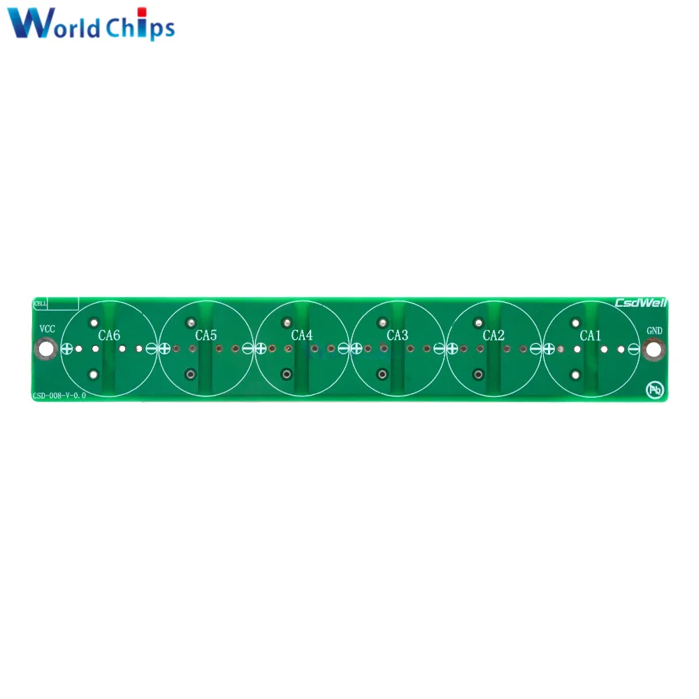 

6 String 2.7V 100F - 500F 100F 120F 220F 360F 400F 500F Super Capacitor Balancing Protection Board Six Series High Quality