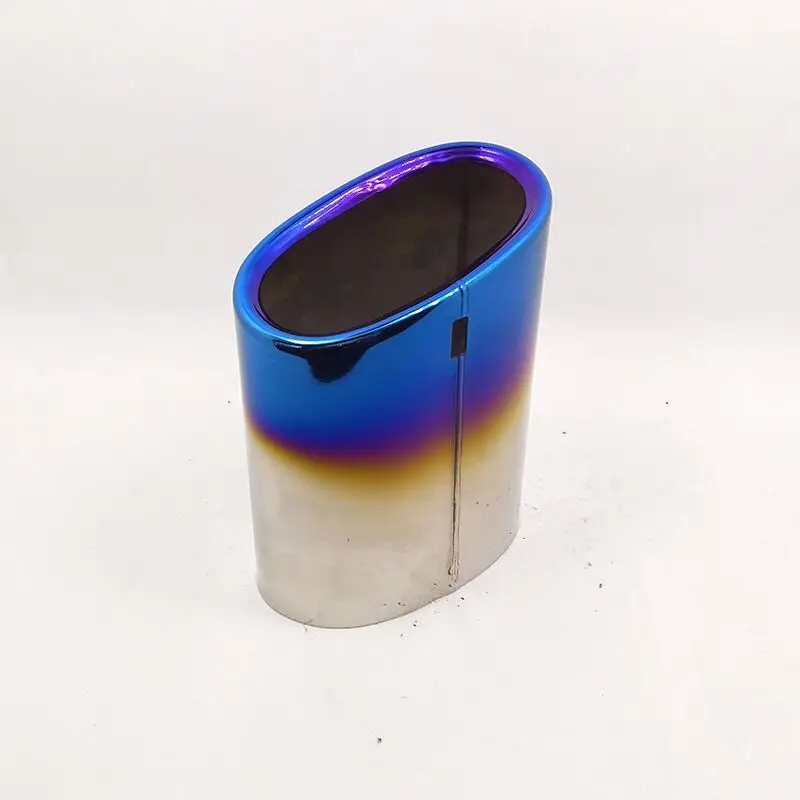 Titanium Black For BMW 318 X3 E83 F25 Car Exhaust Muffler Tip Stainless Steel Pipe Chrome Trim Modified Car Rear Tail Throat