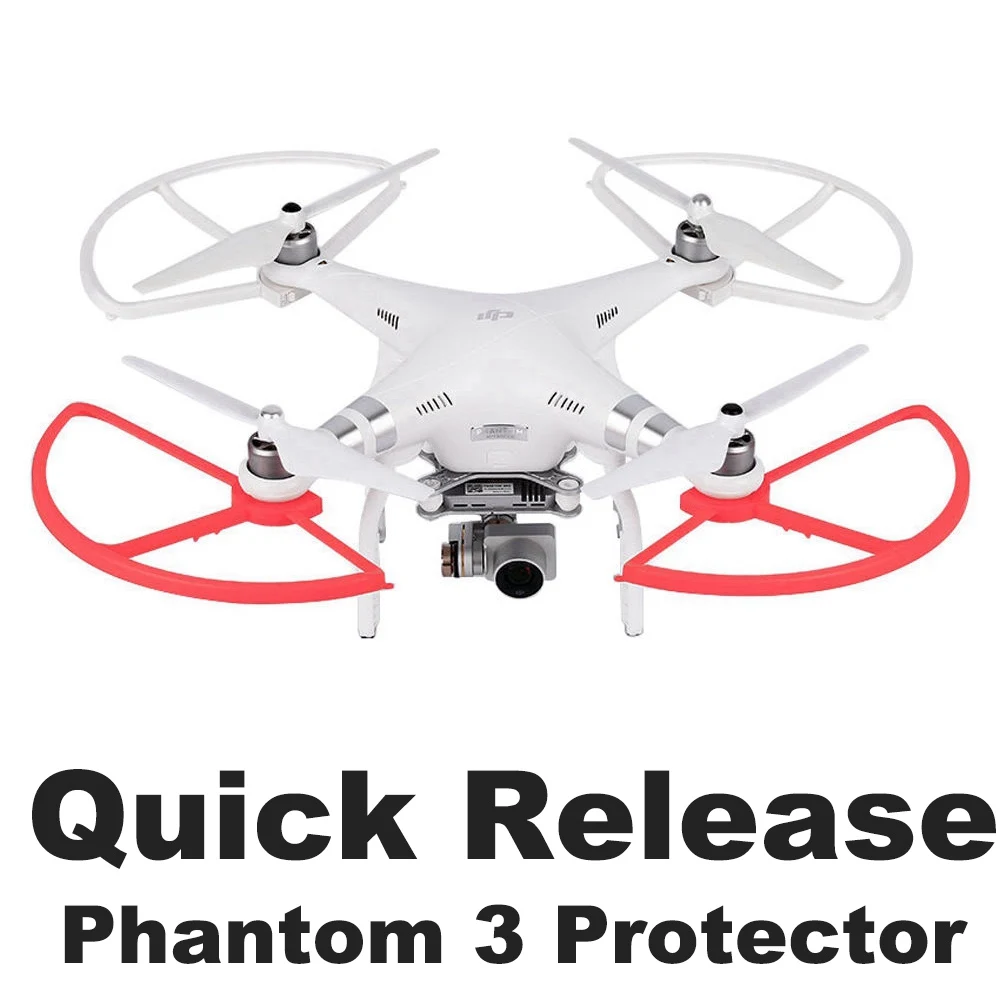 4PCS Quick Release Propeller Protector Guard voor DJI Phantom 3 Phantom 2 Drone Blade Bumper Props Wing Beschermende Spare onderdelen