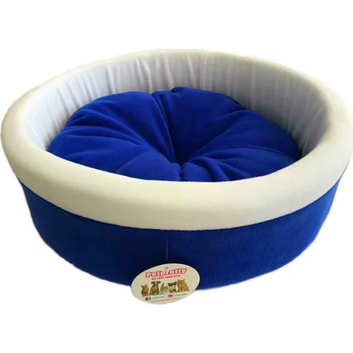 Pet Pretty Special Bagel Bed Navy Blue