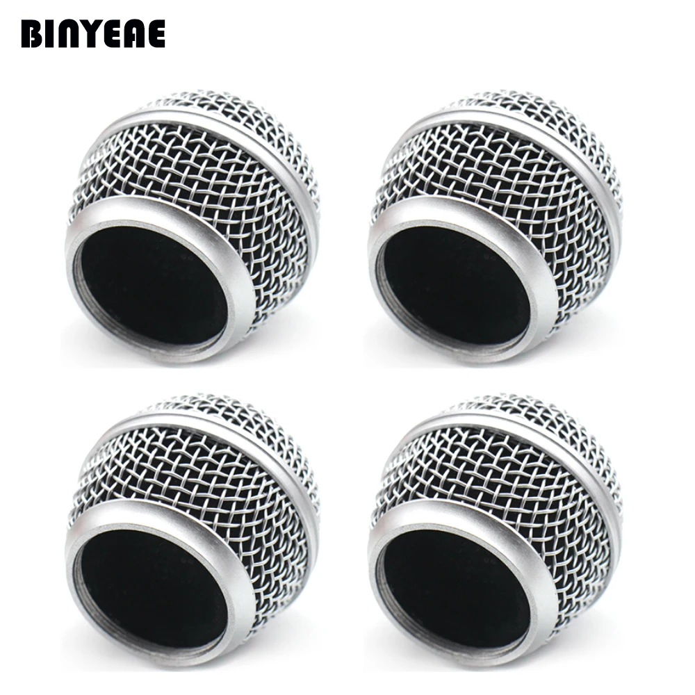 Mic Ball Head Mesh for 58 Series SLX2 SM58S SM58LC Vocal / Wireless Microphone System Grill Replacement