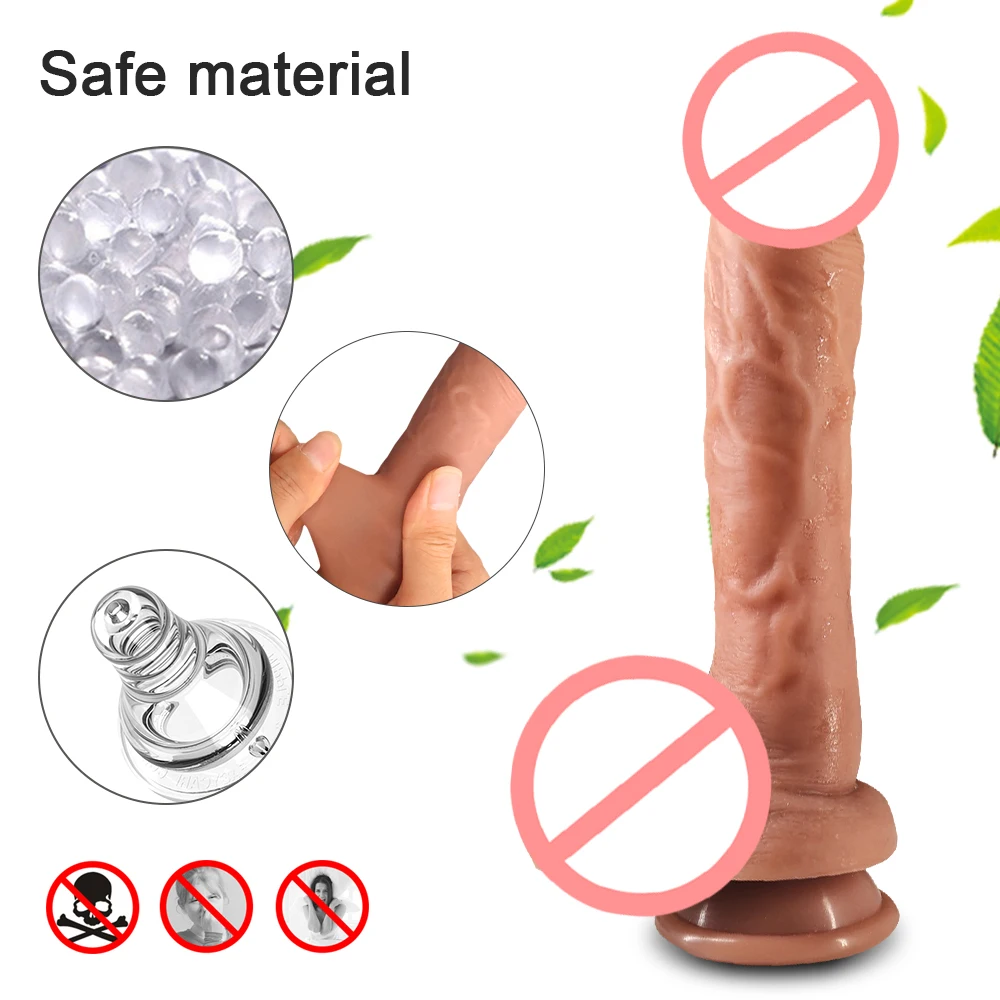 Wireless Remote Thrusting Dildo Vibrator Layer Silicone Super Big Heating Realistic Penis Dildos Sex Toys For Women Adults Shop