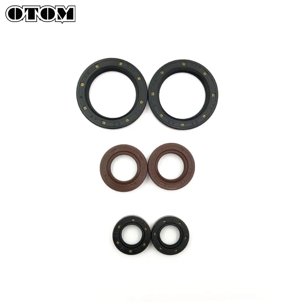 OTOM 6Pcs in Set Oil Seal For KTM 250 400 450 520 525 540 Dirt Bike Motorcycle Engine Countershaft Gear Shift Start Lever Parts