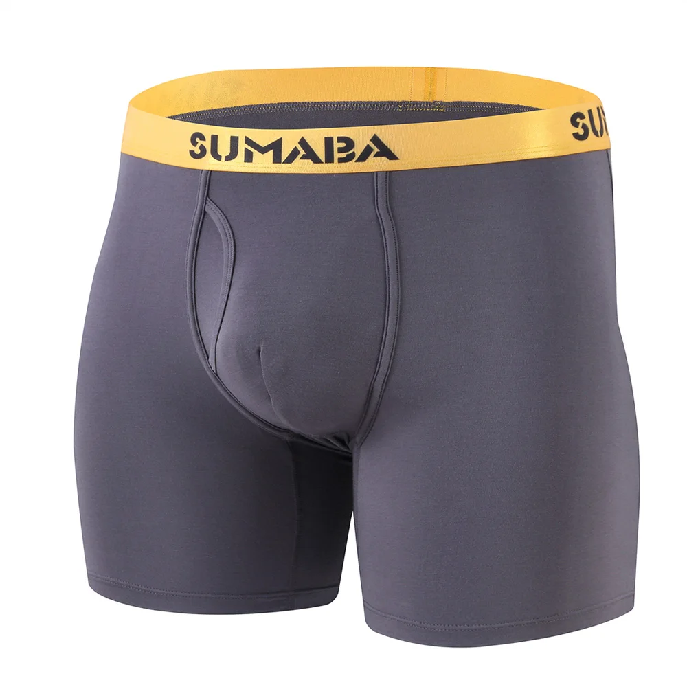 Boxer en bambou pour hommes, sous-vêtements en bambou, grandes et grandes jambes, slips pour hommes, Pack M L XL XXL 3XL